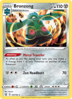Bronzong - pokemon TCG Card