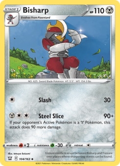 Bisharp - pokemon TCG Card