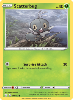 Scatterbug - pokemon TCG Card
