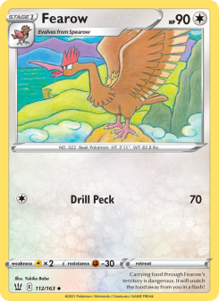 Fearow - pokemon TCG Card