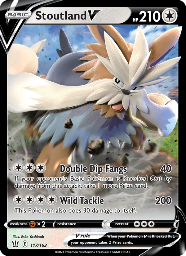 Stoutland V - Pokémon TCG Card
