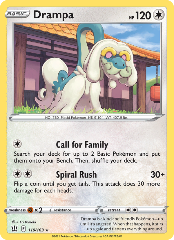 Drampa - Pokémon TCG Card