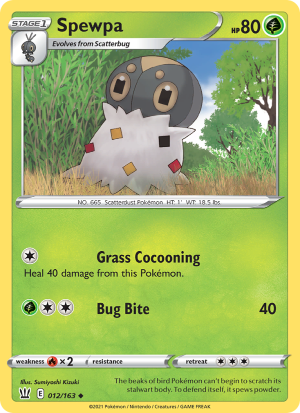 Spewpa - Pokémon TCG Card