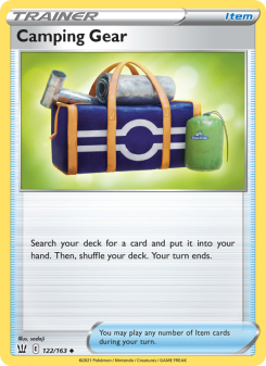 Camping Gear - pokemon TCG Card