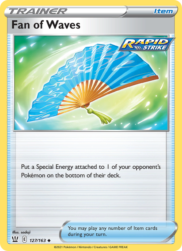 Fan of Waves - Pokémon TCG Card