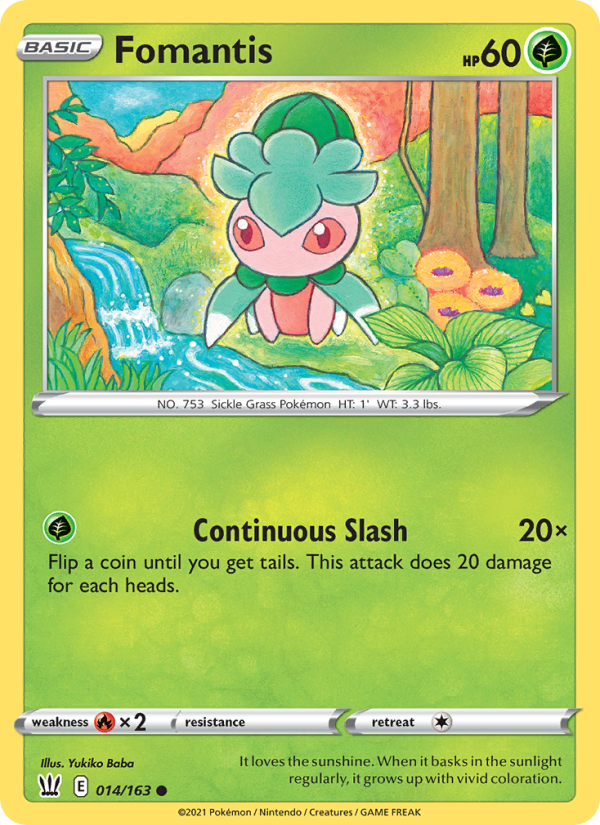 Fomantis - Pokémon TCG Card