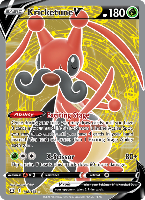 Kricketune V - Pokémon TCG Card