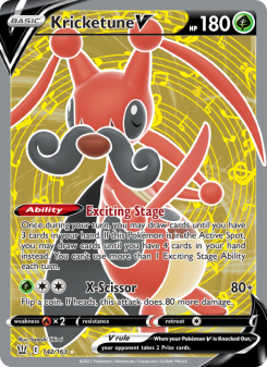 Kricketune V - pokemon TCG Card