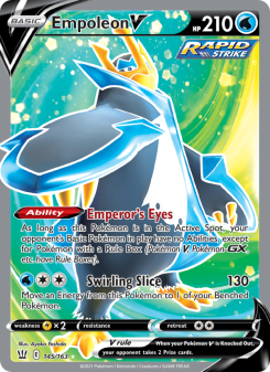 Empoleon V - pokemon TCG Card