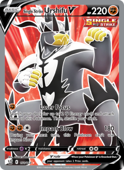 Single Strike Urshifu V - pokemon TCG Card
