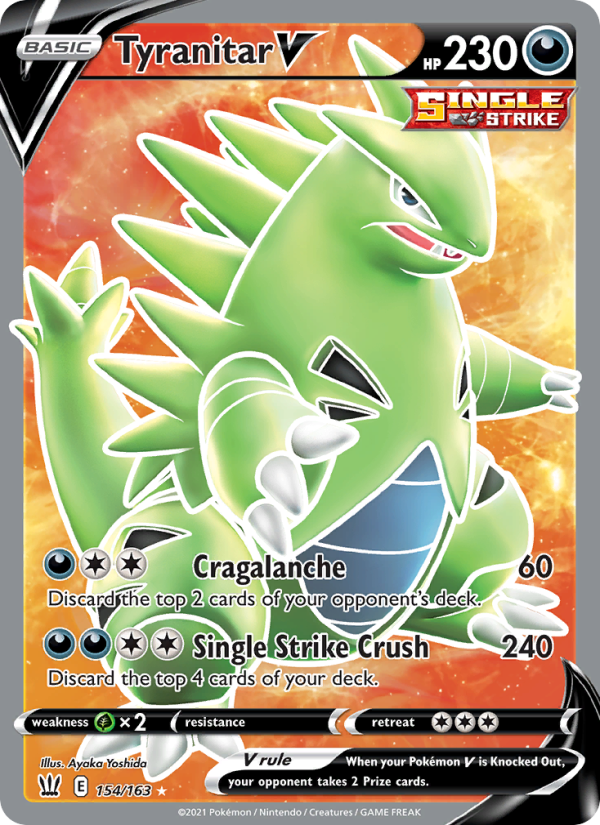 Tyranitar V - Pokémon TCG Card