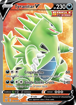 Tyranitar V - pokemon TCG Card