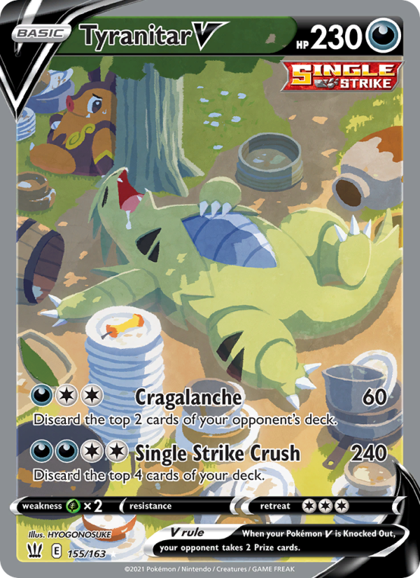 Tyranitar V - Pokémon TCG Card