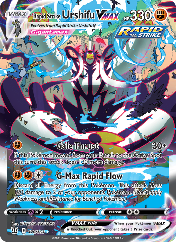 Rapid Strike Urshifu VMAX - Pokémon TCG Card
