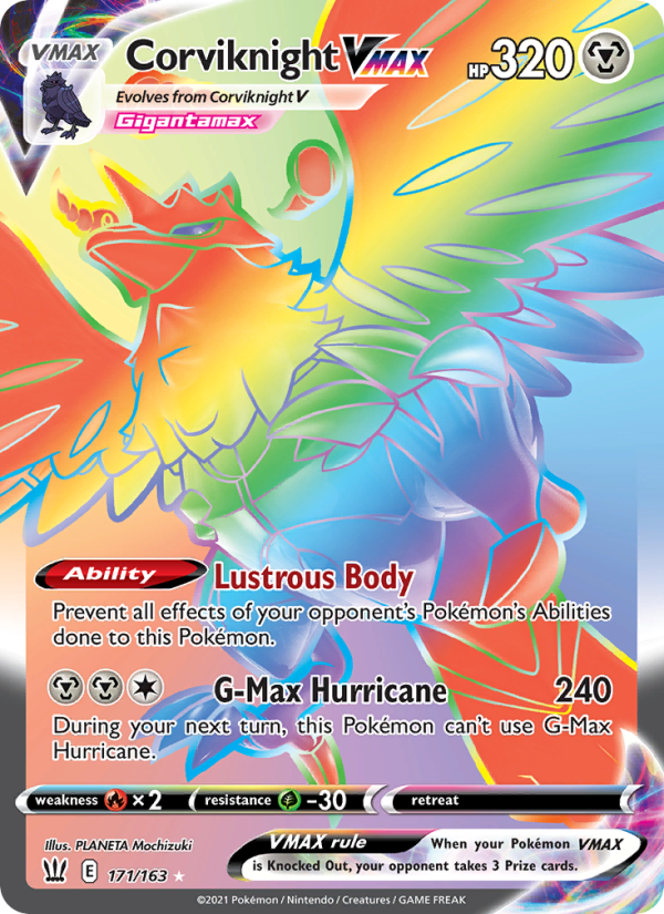 Corviknight VMAX - Pokémon TCG Card