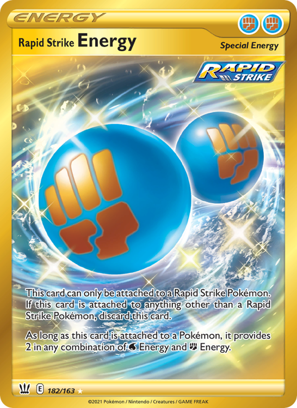 Rapid Strike Energy - Pokémon TCG Card