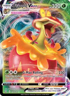 Flapple VMAX - pokemon TCG Card