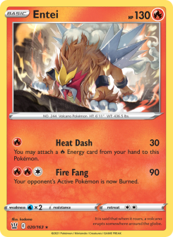 Entei - pokemon TCG Card