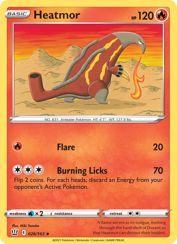 Heatmor - Pokémon TCG Card