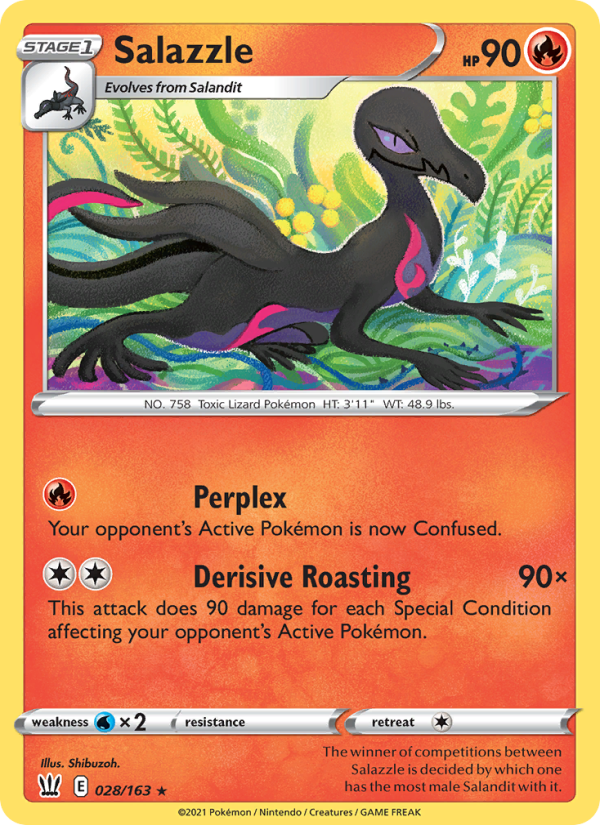 Salazzle - Pokémon TCG Card