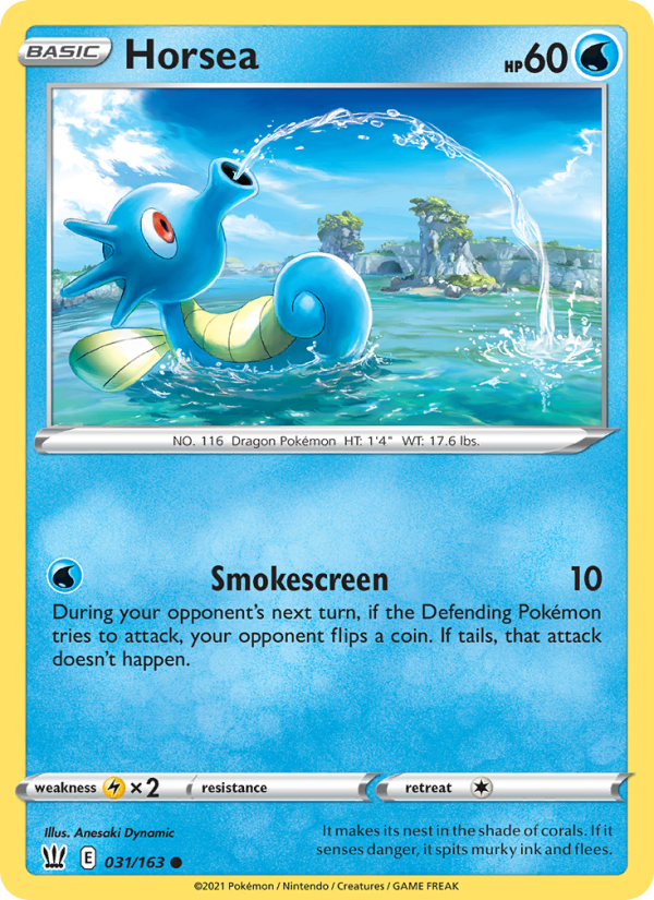 Horsea - Pokémon TCG Card