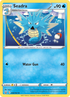 Seadra - pokemon TCG Card
