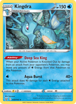 Kingdra - pokemon TCG Card