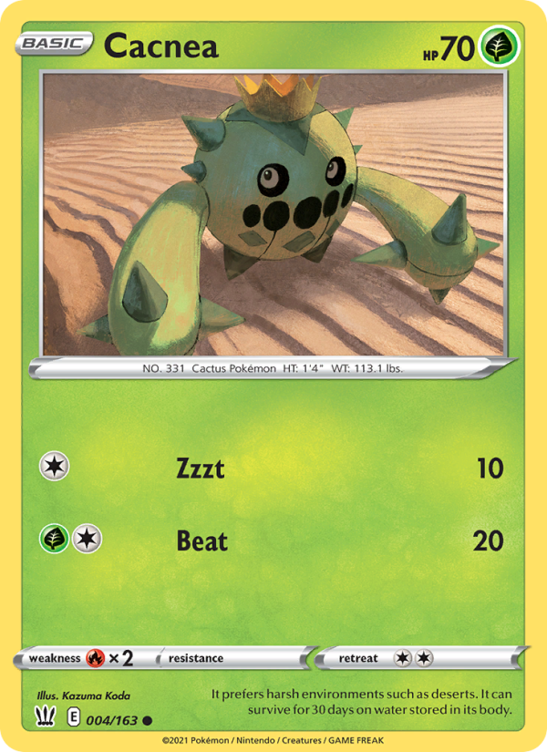 Cacnea - Pokémon TCG Card