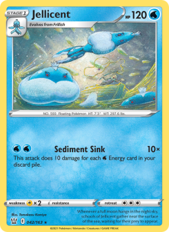 Jellicent - pokemon TCG Card
