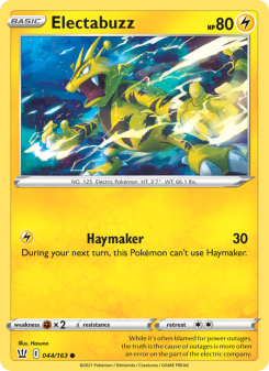 Electabuzz - pokemon TCG Card