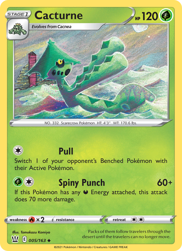 Cacturne - Pokémon TCG Card