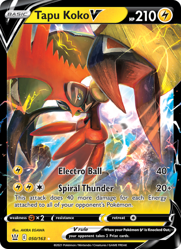 Tapu Koko V - Pokémon TCG Card