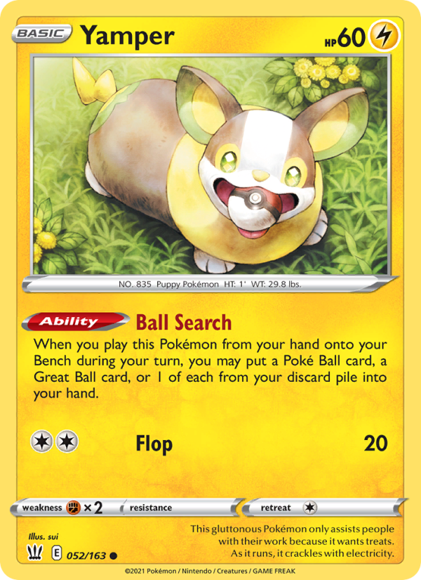 Yamper - Pokémon TCG Card