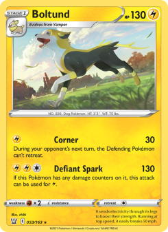Boltund - pokemon TCG Card