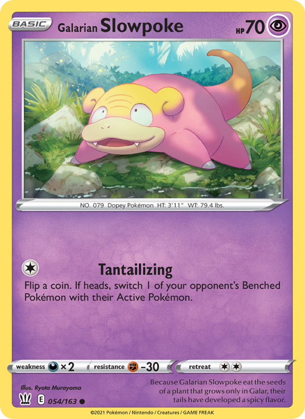 Galarian Slowpoke - Pokémon TCG Card
