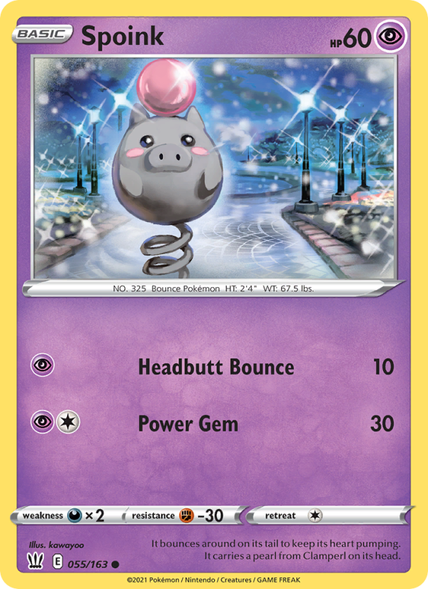 Spoink - Pokémon TCG Card
