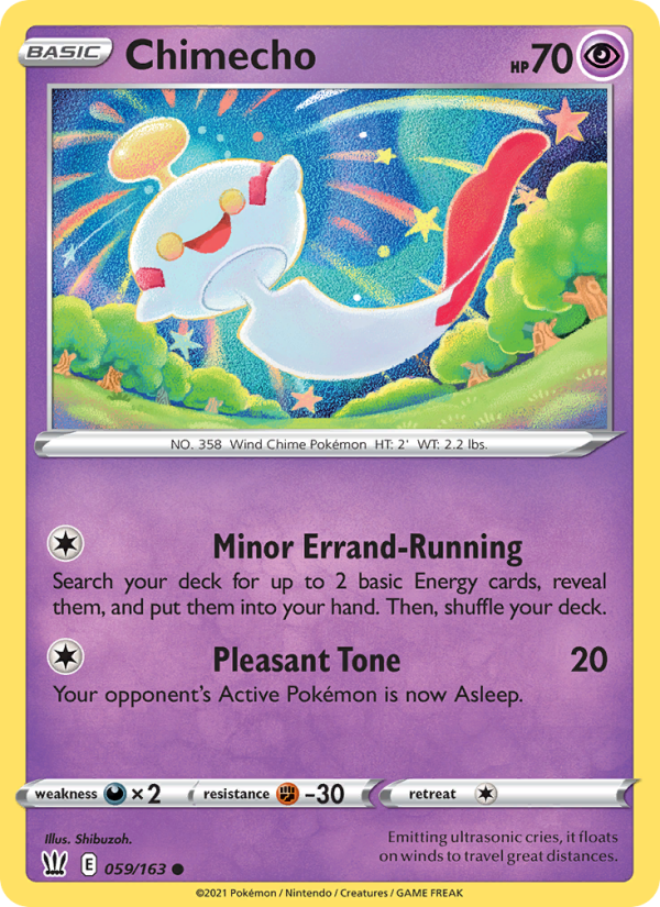 Chimecho - Pokémon TCG Card