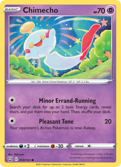 Chimecho - pokemon TCG Card