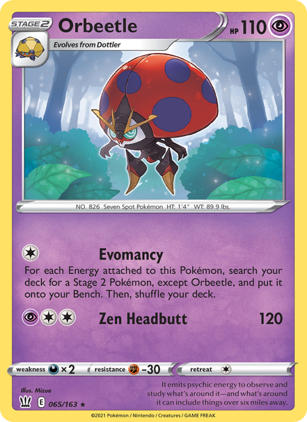 Orbeetle - Pokémon TCG Card