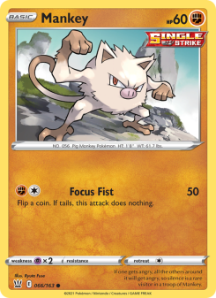 Mankey - pokemon TCG Card