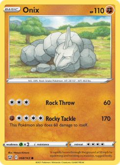 Onix - pokemon TCG Card