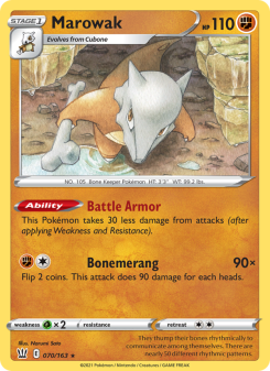Marowak - pokemon TCG Card
