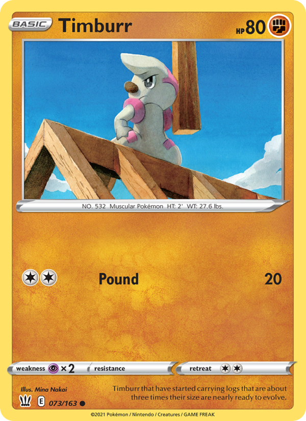 Timburr - Pokémon TCG Card