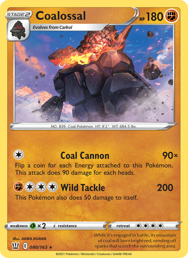 Coalossal - Pokémon TCG Card
