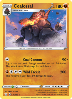 Coalossal - pokemon TCG Card