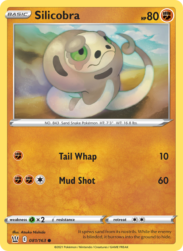 Silicobra - Pokémon TCG Card