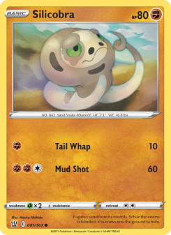 Silicobra - pokemon TCG Card