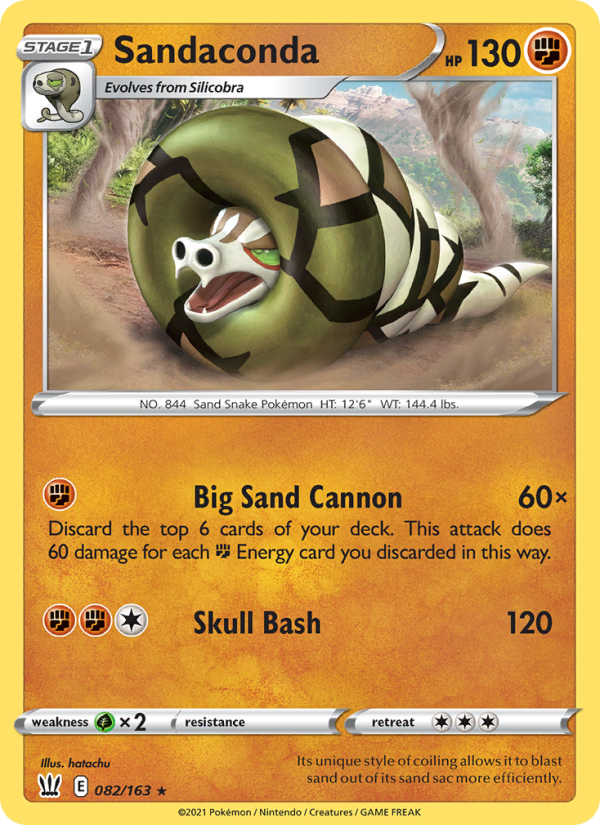 Sandaconda - Pokémon TCG Card