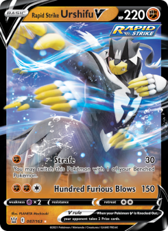 Rapid Strike Urshifu V - pokemon TCG Card