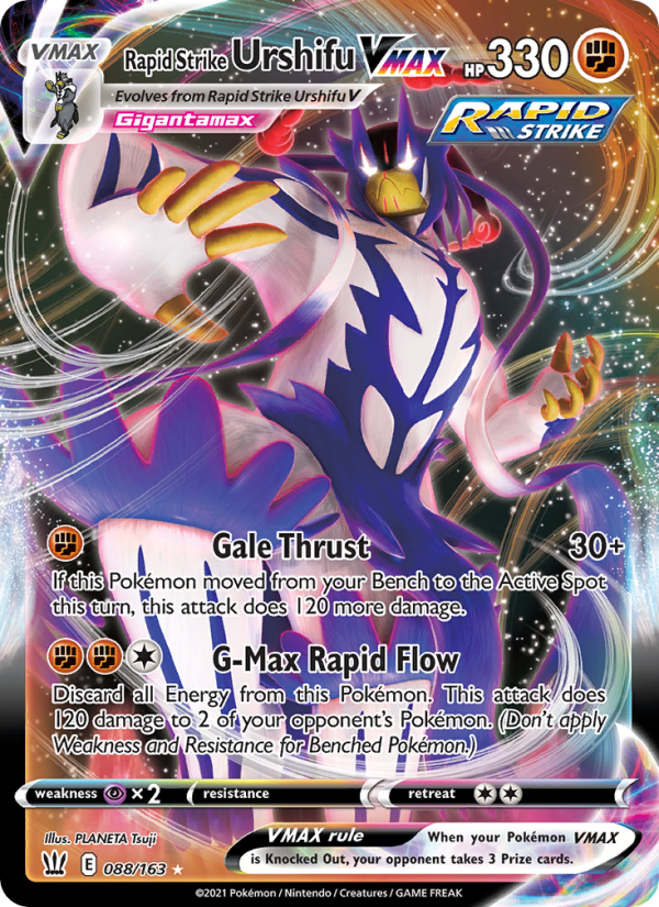 Rapid Strike Urshifu VMAX - Pokémon TCG Card